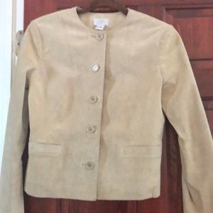 Suede blazer